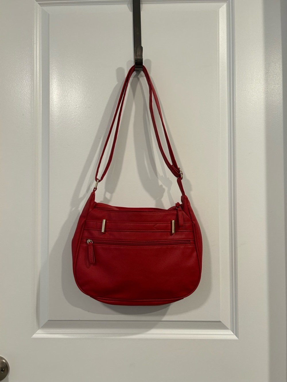 Red Women's Shoulder Bag - Sleek Everyday Carry